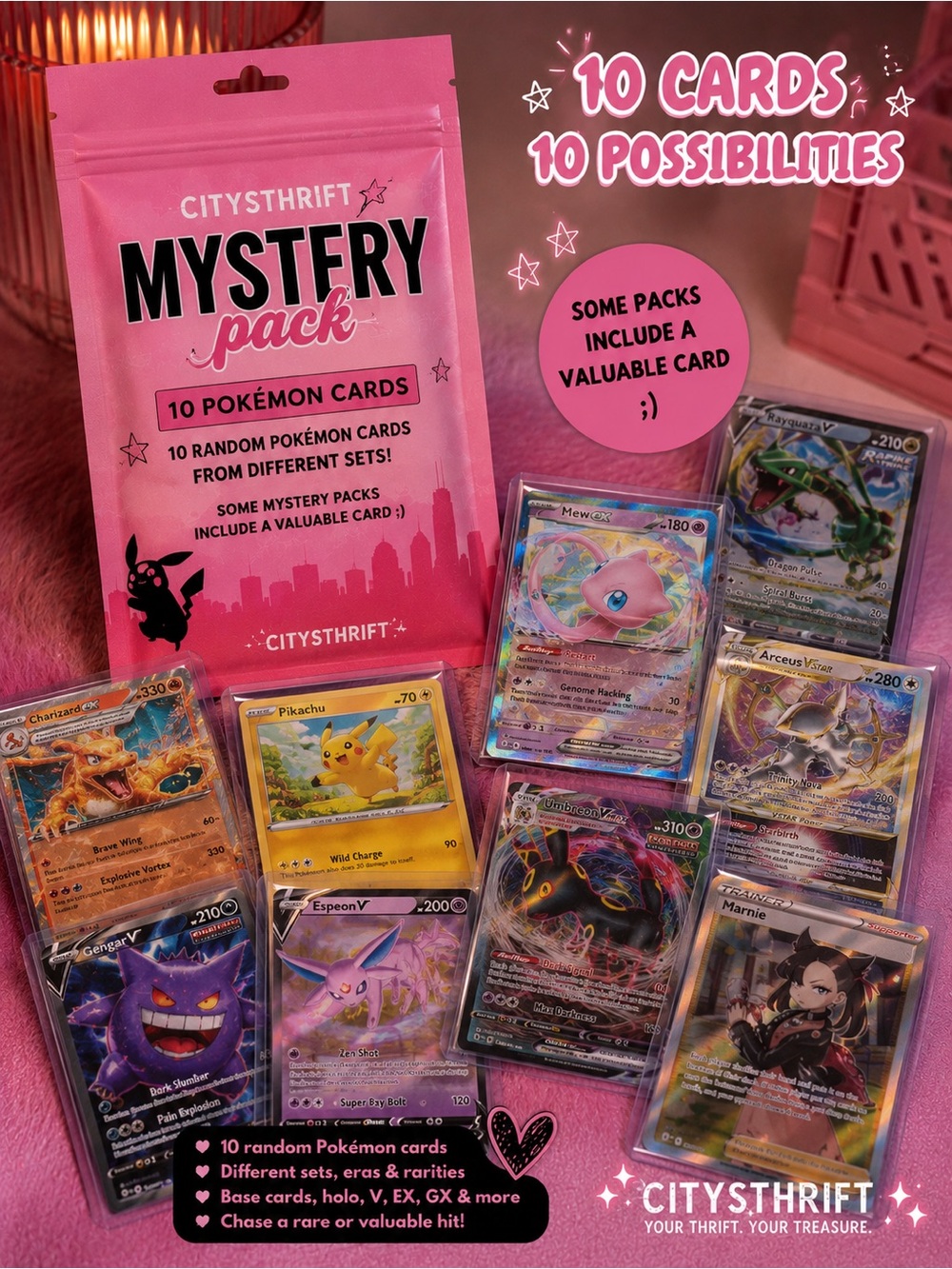 CITYSTHRIFT Pokemon Mystery Pack